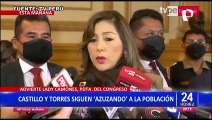 Lady Camones: “Fiscalizamos para que el dinero del Estado sea bien gastado”