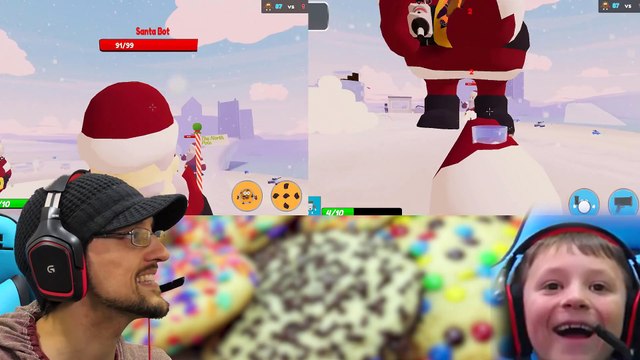 ANNOYING COOKIES vs CLAWS! Chase vs Duddz in Santa Claus invades Valentines Day (FGTEEV Skit_Game)