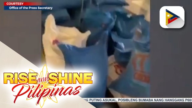 Tone-toneladang smuggled na bigas at asukal, nadiskubre sa isang warehouse sa Caloocan