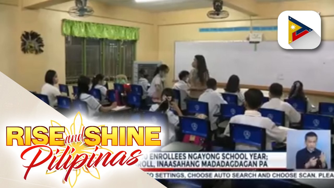 BHNHS, may higit 19,700 enrollees ngayong school year; Bilang ng mag-e-enroll, inaasahang madadagdagan pa