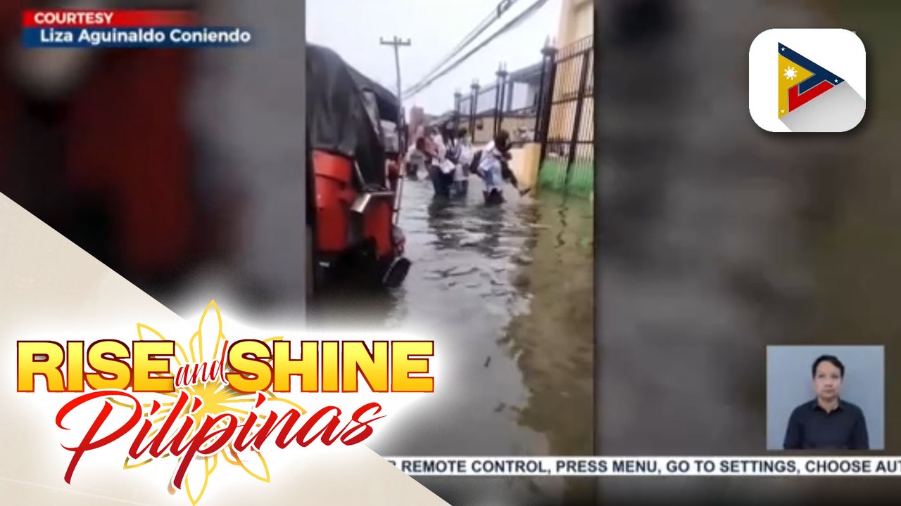 Ilang lugar sa Bulacan, binaha dahil sa high tide; Ilang estudyante sa