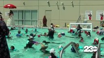 Water polo player gives back to the community