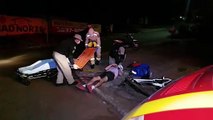 Homem se machuca ao cair de bicicleta e bombeiros são acionados