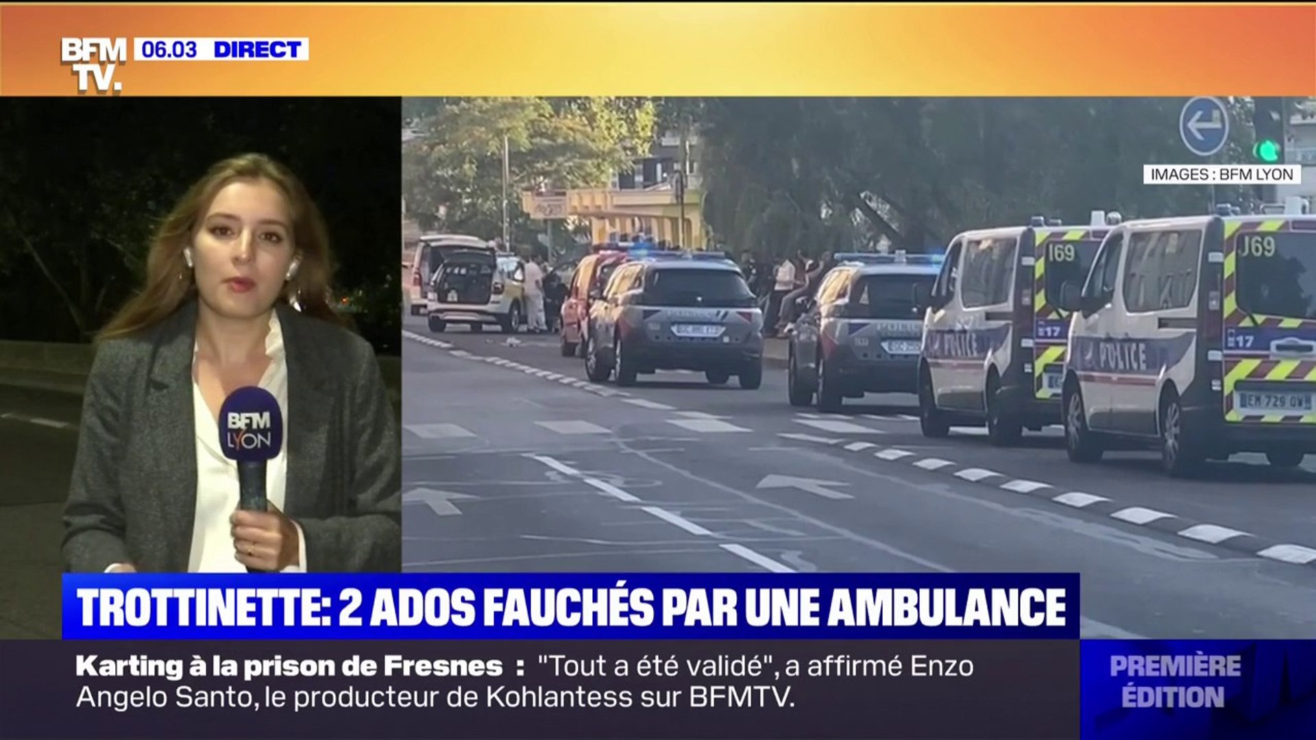 Lyon: deux adolescents tués dans un accident de trottinette, percutés par  une ambulance - Vidéo Dailymotion