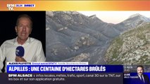 Incendie dans les Alpilles: une centaine d'hectares brûlés, le feu n'est pas encore fixé