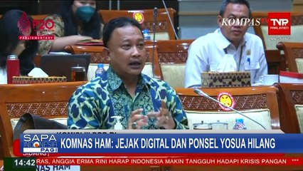 Ponsel & Jejak Digital Yosua Hilang, Komnas HAM Sebut Ada Sejumlah Grup Whatsapp yang Mencurigakan