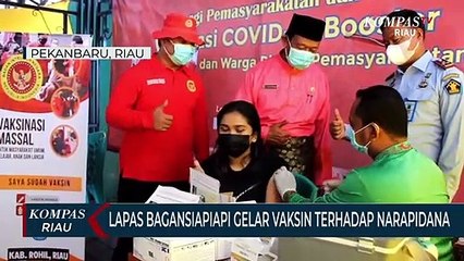 Lapas Bagansiapiapi Gelar Vaksin Terhadap Narapidana