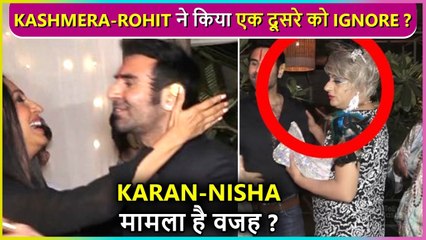Kashmera & Rohit Verma Ignore Each Other, Karan-Nisha Matter Is The Reason Behind It ?
