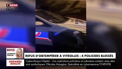 Download Video: Deux hommes, dont un algérien faisant l'objet d'un arrêté d'expulsion, ont foncé sur des policiers à Vitrolles, près de Marseille, les blessant tous les deux