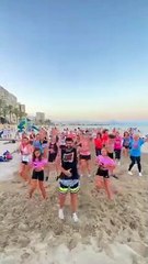 Zin 103 SummerVibes with your  @ZumbaSquad ✌️️- @_andresbraganza - Bailando La