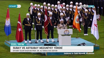 Laik ve heykelci kesimin kanı donacak! Ali Erbaş mezuniyet töreninde elleri semaya yükseltti