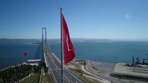Bursa haber: Osmangazi Köprüsü ihtişamıyla hayran bırakıyor