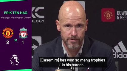Serial winner Casemiro can guide United - Ten Hag