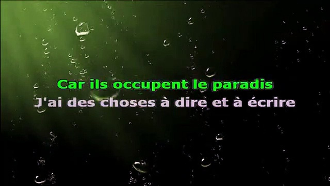 KARAOKE Gims - Les roses ont des épines