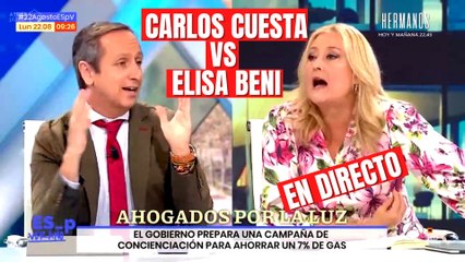 ¡Tremendo! Carlos Cuesta VS Elisa Beni en DIRECTO: ¡El problema es Pedro Sánchez!