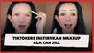 Tiktokers Ini Tirukan Makeup ala Kak Jill, Penjual Gorden yang Lagi Viral di TikTok