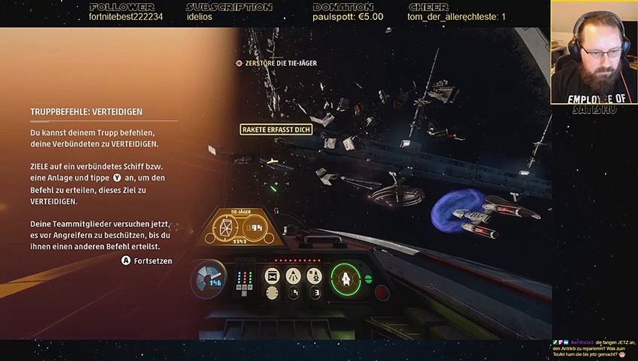 Durch feindliche Linien. Star Wars: Squadrons #5 (Part 2)