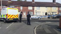Scene in Knotty Ash where 9-year-old girl was shot dead