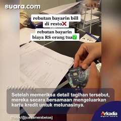 Kakak Adik Berebut Bayar Tagihan RS Ortu, Kasir Auto Bingung Disodori Benda Ini