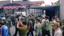 Ratusan Purnawirawan TNI Serbu Mapolsek Lembang