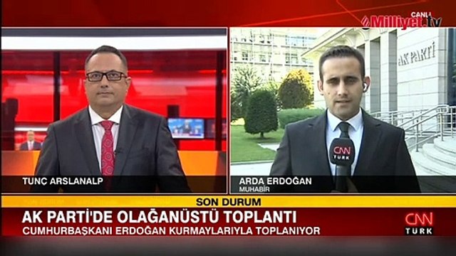 AK Parti'de olağanüstü toplantı