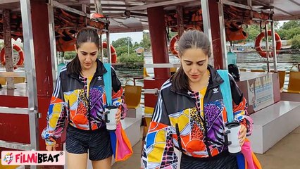 Sara Alia Khan Spotted at Versova Jetty, her cute interaction with paparazzi goes viral, Watch Video