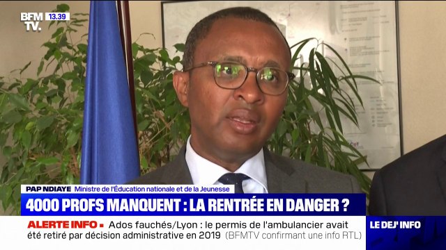 Pap Ndiaye sur le manque d'enseignants: Nous ne nions pas les difficultés structurelles liées à l'attractivité du métier