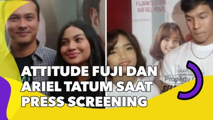 Attitude Fuji dan Ariel Tatum saat Press Screening Tuai Sorotan: Kelihatan yang Artis Karbitan