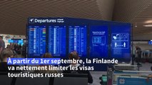 Helsinki: les voitures de luxe des Russes en transit remplissent le parking de l'aéroport