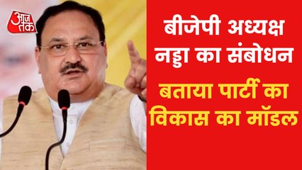 Download Video: JP Nadda called PM Modi development man, counted his works