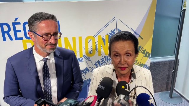 Huguette Bello annonce l'ouverture du viaduc de la NRL