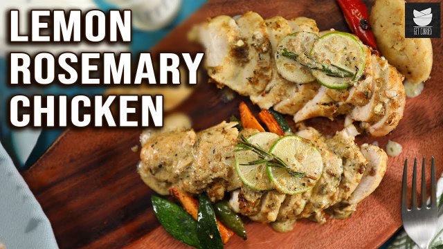 Lemon Rosemary Chicken | Lemon Garlic Chicken | Herb Grilled Chicken With Mashed Potato |Get Curried