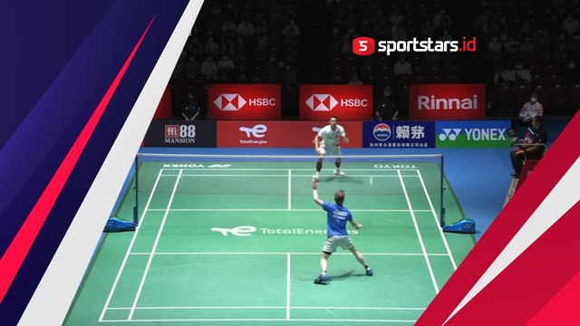 Tonton Aksi Jonatan Christie Menang Mudah Lawan Kai Schaefer di Kejuaraan Dunia Bulu Tangkis 2022