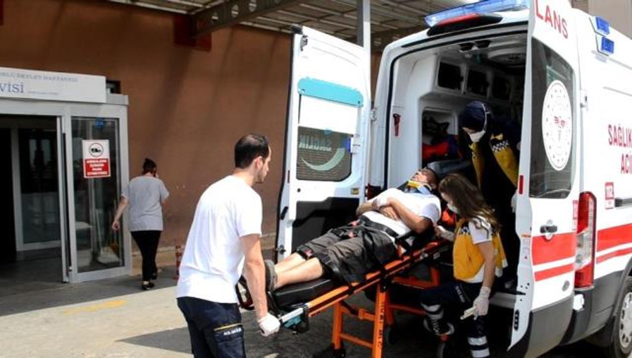 Tekirdağ haberi: Çorlu'da kamyon kasasından düşen şoför yaralandı
