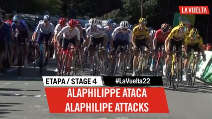 Alaphilippe ataca / Alaphilippe attacks - Étape 4 / Stage 4 | #LaVuelta22
