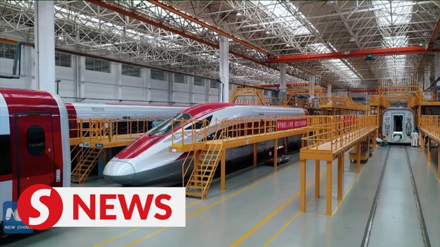 China begins shipment of high-speed trains to Indonesia