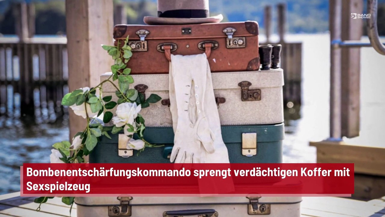 Bombenentschärfungskommando sprengt verdächtigen Koffer mit Sexspielzeug