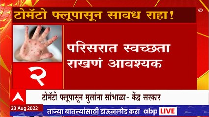 Tomato Flu : टोमॅटो फ्लूपासून लहान मुलांना सांभाळा, केंद्र सरकारच्या मार्गदर्शक सूचना ABP Majha
