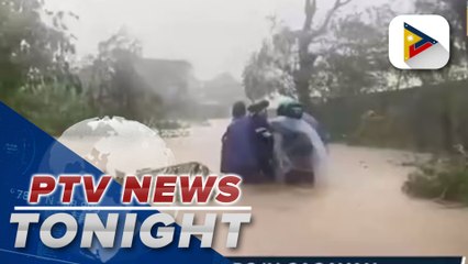 Скачать видео: Several roads in Cagayan, Isabela flooded due to STS 'Florita'