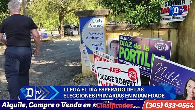 Llega el día esperado de las elecciones primarias en Miami-Dade | El Diario en 90 segundos