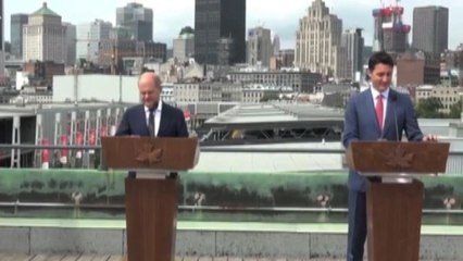 Energia, Scholz da Trudeau per accordo su Gas naturale liquefatto