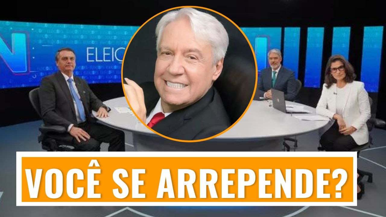 Juanribe Pagliarin critica William Bonner e Renata Vasconcellos, após entrevista com Bolsonaro