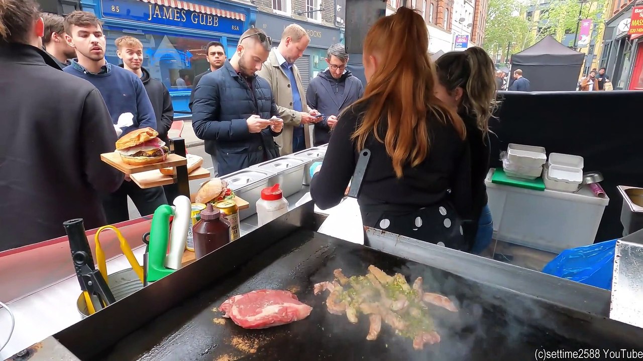 Best and Yummiest Steaks in  London Street Food_1080p