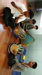 Dancing Music with Dhol and Flute.