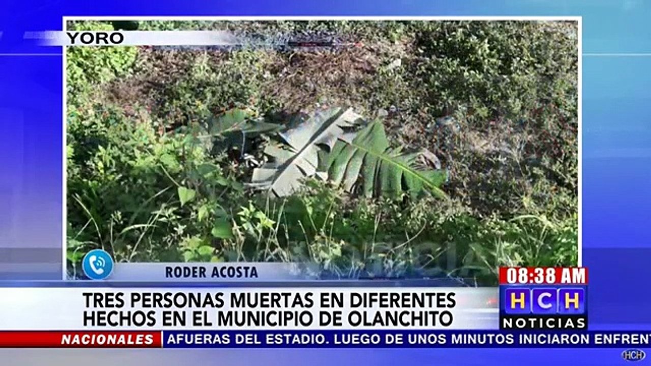 Asesinan a tres personas en diferentes puntos de Olanchito, Yoro