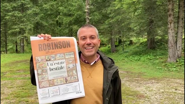 Saverio Raimondo: Robinson è bestiale da far leggere a cani o gatti o anche..a vostro marito