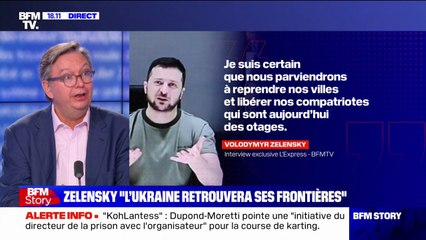 Éric Chol, directeur de la rédaction à l'Express, revient sur son interview avec Volodymyr Zelensky