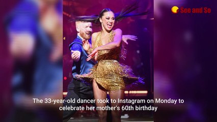 Fans in awe as Strictly Pro Katya Jones poses with age-defying lookalike mum