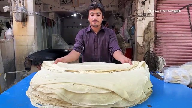 Manda Roti Making _ Roll & Samosa Patti Rumali Roti _ Street Dough Machine Modern Food Processing