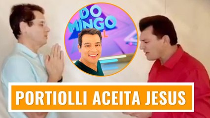 Celso Portiolli  aceita Jesus como único e suficiente salvador